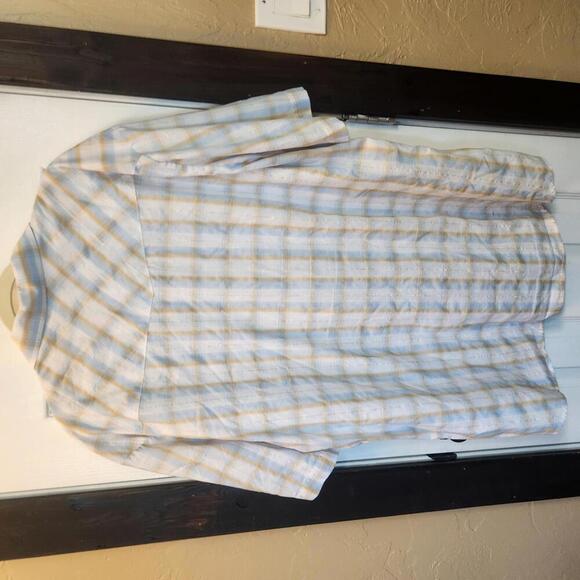 Roper Men's Plaid Pearl Snap Short Sleeve Western Shirt- Size 3XL Big & Tall - Picture 5 of 7